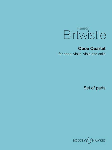 Oboe Quartet : For Oboe, Violin, Viola and Cello (2009-10).