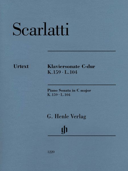 Klaviersonate C-Dur, K. 159, L. 104 / edited by Bengt Johnsson.