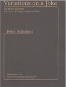 Variations On A Joke : For Brass Quintet.