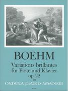 Variations Brillantes, Op. 22 : Für Flöte und Klavier / edited by Kurt Tobler.