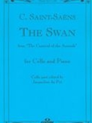Swan, From The Carnival Of The Animals : For Cello and Piano / arranged by Jacqueline Du Pre.