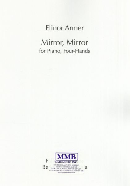 Mirror, Mirror : For Piano, Four-Hands.