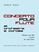 Concerto Pour Flute Et Orchestre A Chordes : Red. For Flute & Piano.