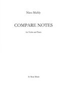 Compare Notes : For Violin and Piano (2012).