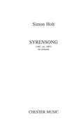 Syrensong : For Orchestra (1987, Rev. 2007).