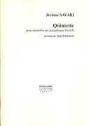 Quintette : Pour Quintette De Saxophones SSATB / edited by Paul Wehage.