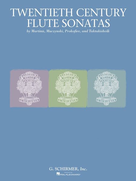 Twentieth Century Flute Sonatas by Martinu, Muczynski, Prokofiev, and Taktakishvili.