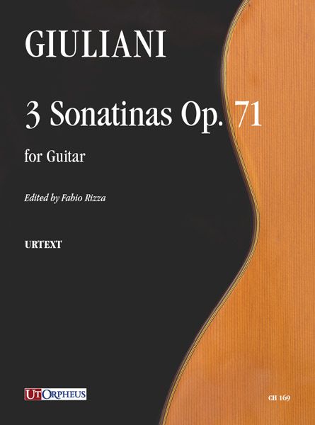3 Sonatinas, Op. 71 : For Guitar / edited by Fabio Rizza.