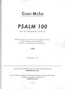 Psalm 100 : For A Cappella Chorus SSAATTBB (1982).