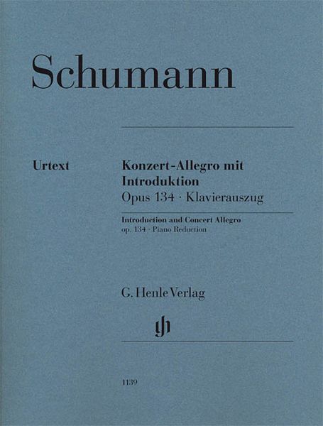 Konzert-Allegro Mit Introduktion, Op. 134 : Für Klavier und Orchester - reduction For 2 Pianos.
