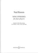 Nine Episodes For Four Players : Quartet In Nine Movements For Clarinet, Violin, Cello and Piano.