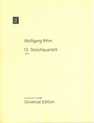 13. Streichquartett (2011).