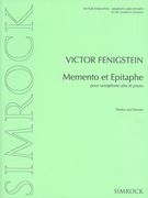 Memento Et Epitaphe : Pour Saxophone-Alto Et Piano (1981).