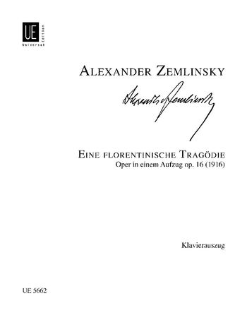 Florentinische Tragödie, Op. 16 : Klavierauszug Mit Text.