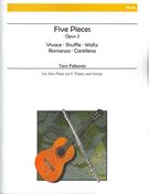 Five Pieces, Op. 2 : For Alto Flute (Or C Flute) and Guitar.