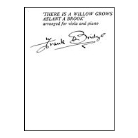 There Is A Willow Grows Aslant A Brook : For Viola and Piano.