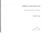 Canon In Proportional Tempi : For Three Melody Instruments and Three Percussion Players (1992).