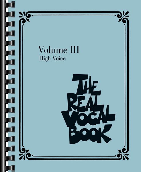 Real Vocal Book, Vol. 3 : High Voice.