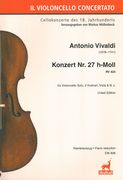 Konzert Nr. 27 H-Moll, RV 424 : Für Violoncello Solo, 2 Violinen, Viola & B.C. - Piano reduction.
