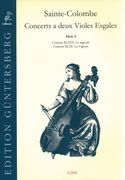 Concerts A Deux Violes Esgales, Heft 3 / edited by Günter and Leonore von Zadow.