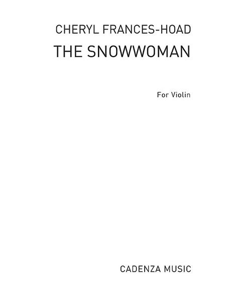 Snowwoman : For Solo Violin (2007).