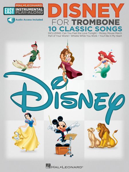 Disney For Trombone : 10 Classic Songs.