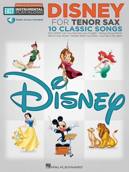 Disney For Tenor Sax : 10 Classic Songs.