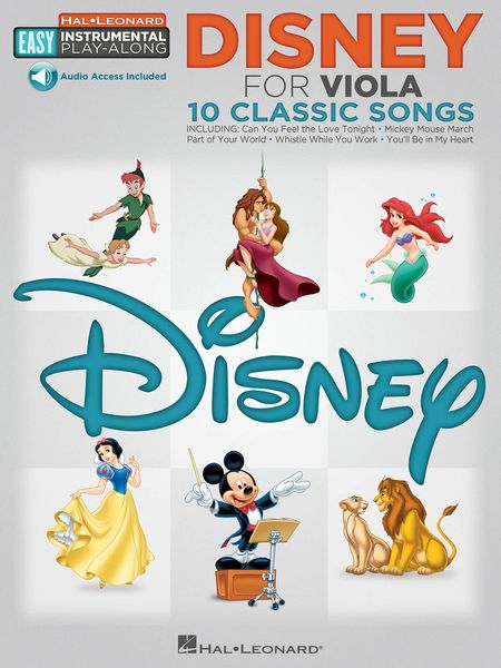 Disney For Viola : 10 Classic Songs.