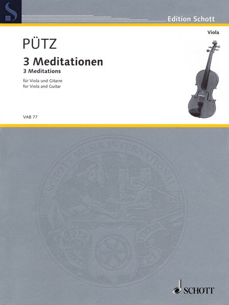 3 Meditationen : Für Viola und Gitarre (1983).