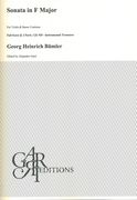 Sonata In F Major : For Violin and Basso Continuo / edited by Alejandro Garri.