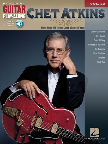 Chet Atkins : Play 8 Songs With Tab and Sound-Alike CD Tracks.