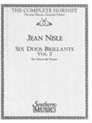 Six Duos Brillants, Vol. 2 : For 2 Horns / arranged by Thomas Bacon.