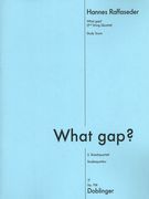 What Gap? : 2nd String Quartet (2004).