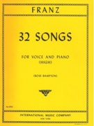 32 Songs : For High Voice and Piano / edited by Rose Bampton.