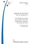 Appeal To The Stars, Op. 28 : For 6 Women Singers (1993/94).
