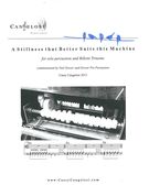 Stillness That Better Suits This Machine : For Solo Percussion and Billotti Trinome (2013).