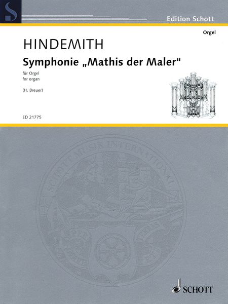 Symphonie Mathis der Maler : Für Orgel / arranged by Heribert Breuer (2012).