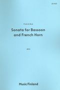Sonata : For Bassoon and French Horn (2013).