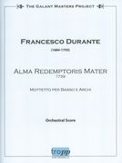 Alma Redemptoris Mater : Mottetto Per Basso E Archi (1739) / edited by Thomas Tropp.