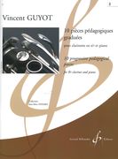 10 Pieces Pedagogiques Gradueés, Vol. 2 : Pour Clarinette Et Piano.