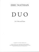 Duo : For Violin and Piano.