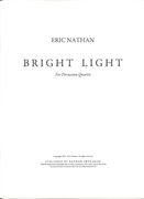 Bright Light : For Percussion Quartet.