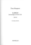 Largo In Hommage To B.A.C.H. : For String Orchestra (2013).