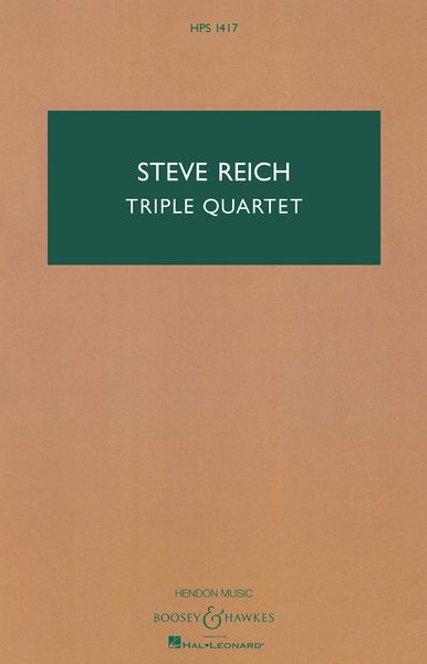 Triple Quartet : For String Ensemble Or String Orchestra.