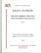 Eight Brief Pieces : For Chamber Ensemble (2005,2014).