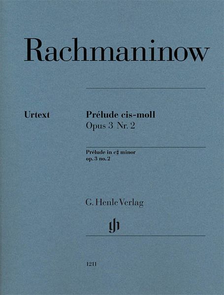 Prelude In C Sharp Minor, Op. 3 No. 2 : For Piano / edited by Dominik Rahmer.