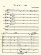 Summerland : For Flute, Harp, Strings (Violin, Viola, Cello).
