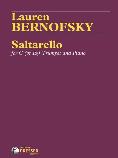 Saltarello : For C (Or E Flat) Trumpet and Piano.