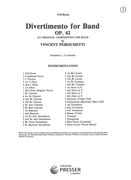 Divertimento For Band, Op. 42.