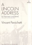 Lincoln Address : For Narrator & Band.